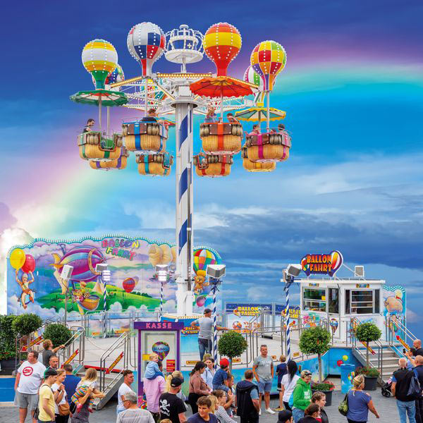 Oktoberfest 2022: Ballonfahrt von Peter Heitkamp auf dem Oktoberfest Foto: Heiko R. Schimanzik